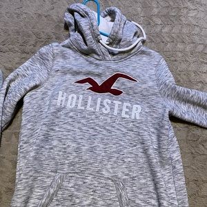 Grey Hollister hoodie